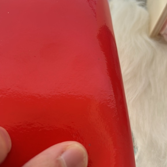 Kate spade red patent Leather Bow Zip Around wallet, EUC - Picture 9 of 11